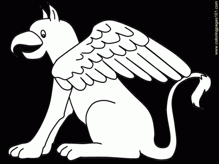 Gryphon Coloring Page for Kids - Free Others Printable Coloring Pages  Online for Kids - ColoringPages101.com | Coloring Pages for Kids