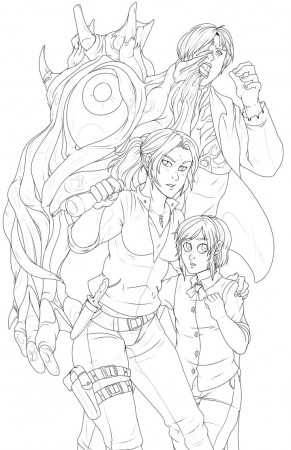 Characters from Resident Evil Coloring Page - Free Printable Coloring Pages  for Kids