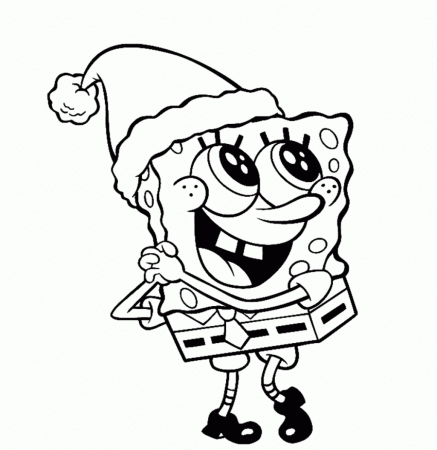 Spongebob Squarepants Christmas Coloring Pictures - High Quality ...