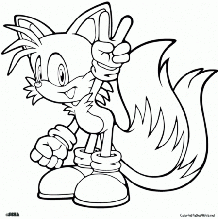 Download or print this amazing coloring page: Manual Free Coloring Pages Of  Classic Tails, Proficie… | Super coloring pages, Cartoon coloring pages,  Hedgehog colors