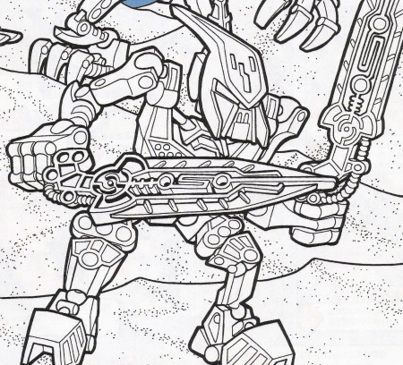 Bionicle Coloring Page - Coloring Pages for Kids and for Adults