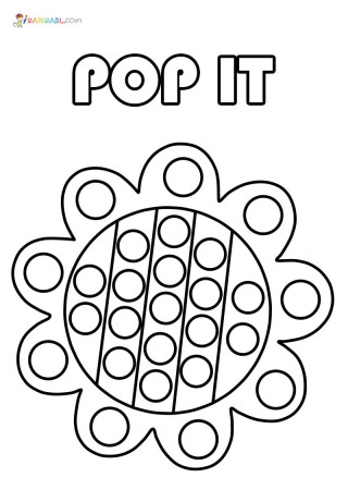 Download or print this amazing coloring page: Pop It Coloring Pages | New  Pictures Free Printable | Free printable coloring, Coloring pages, Mandala coloring  pages