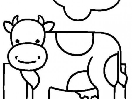 Free & Easy To Print Cow Coloring Pages ...