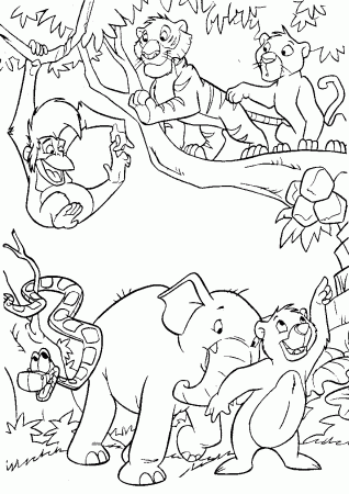 Jungle Book 1-2 ~ Disney Coloring Pages on ...