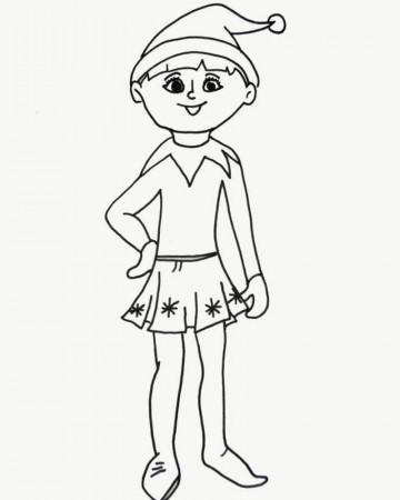 Coloring Pages Elf – Coloring Pages