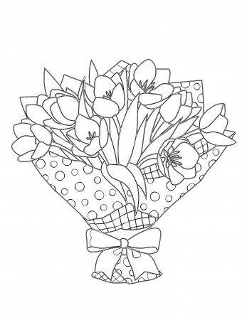 52 Stunning Flower Coloring Pages For Kids and Adults