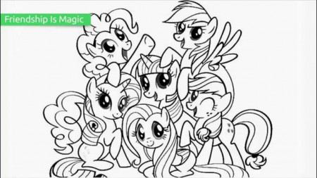 Top 25 Free Printable My Little Pony Coloring Pages - YouTube