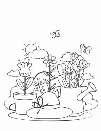 Spring Break Coloring Pages (Free PDFs) - Freebie Finding Mom