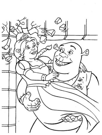 Shrek Coloring Pages | 100 images Free Printable