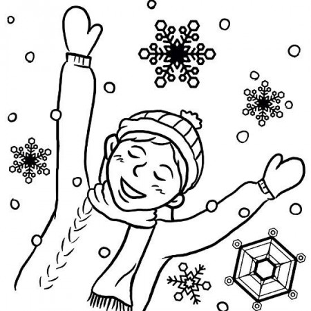 9 Free Printable Winter Coloring Pages for Kids