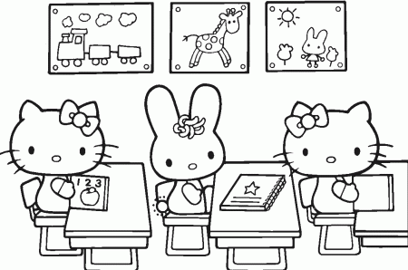 Hello Kitty Coloring Printable - Coloring Pages for Kids and for ...
