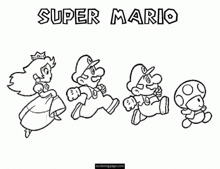 Mario And Luigi Coloring Pages (20 Pictures) - Colorine.net | 20345