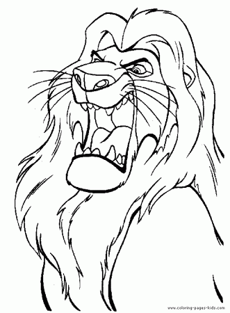 Disney Coloring Pages Lion King Mouth #350 Disney Coloring Pages Lion King  ~ Coloringtone Book