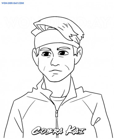 Cobra Kai Coloring pages - Printable coloring pages | WONDER DAY