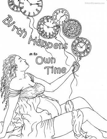 Pin on Birth Pregnancy Coloring Pages