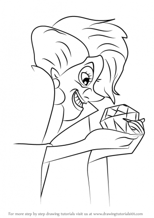 Learn How to Draw Madame Medusa from The Rescuers (The Rescuers) Step by  Step : Drawing Tutorials