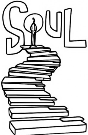 Soul poster coloring page