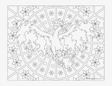 Adult Pokemon Coloring Page Moltres PNG Image | Transparent PNG ...