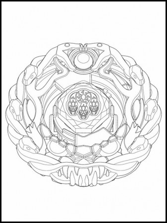 Beyblade Burst Printable Coloring Pages 27