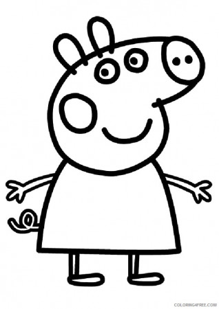 peppa pig coloring pages chloe Coloring4free - Coloring4Free.com