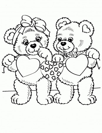valentine coloring pages to print Archives - Printable Free ...