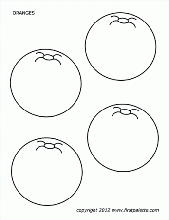 Oranges | Free Printable Templates & Coloring Pages ...