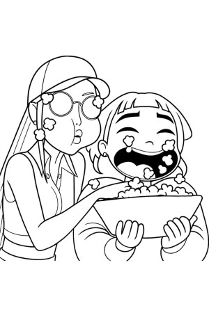 KPop Demon Hunters coloring pages