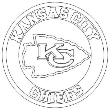 Chiefs football coloring pages