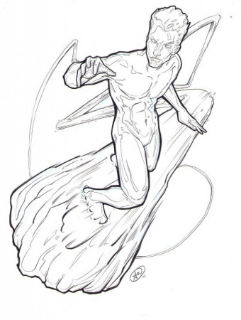 Iceman (X-Men) by Adam Withers, in Justin D's *2011 Detroit Fanfare Comic  Art Gallery Room