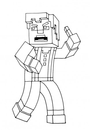 100 Minecraft Coloring Pages. Print or download | WONDER DAY — Coloring  pages for children and adults