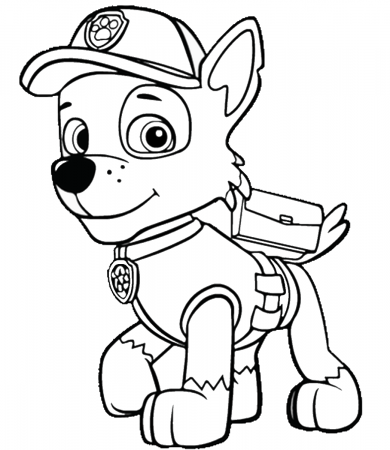 PAW Patrol Coloring Pages drawing free image download