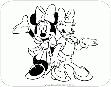 Mickey Mouse & Friends Coloring Pages (4) | Disneyclips.com