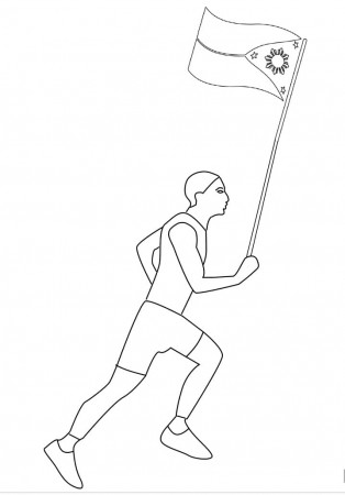 Philippines Flag 1 Coloring Page - Free Printable Coloring Pages for Kids
