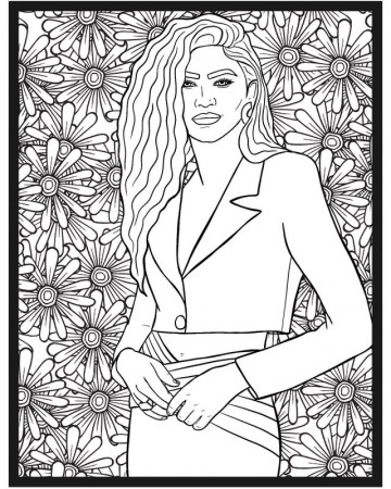 Thought I'd spread the shared pop culture love, here's a Zendaya coloring  page : r/popculturechat