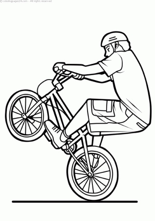 Cycling 9 | Coloring Pages 24