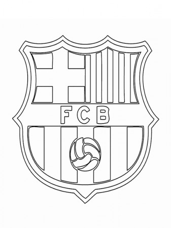 FC Barcelona coloring page