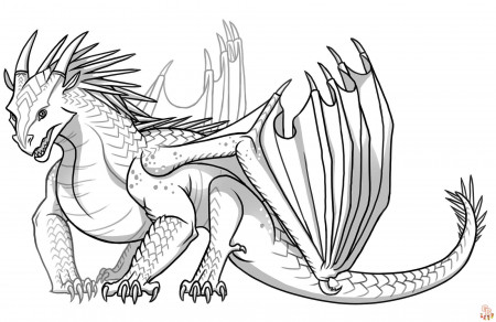 Get Creative with Cool Dragon Coloring Pages