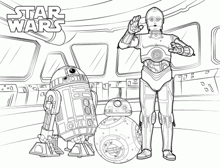C-3PO Coloring Pages - Best Coloring Pages For Kids