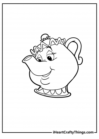 Printable Beauty And The Beast Coloring Pages (Updated 2023)