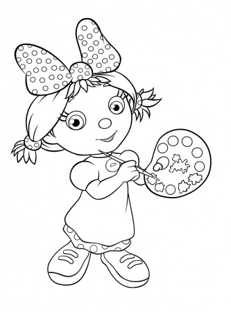Holly in Everything's Rosie Coloring Page - Free Printable Coloring Pages  for Kids