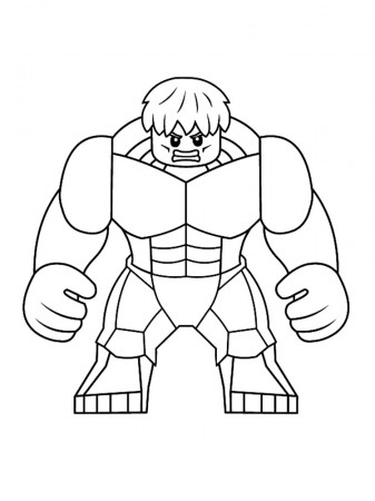 Lego Marvel coloring pages