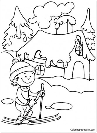 Winter Season Coloring Pages - Nature & Seasons Coloring Pages - Coloring  Pages For Kids And Adults