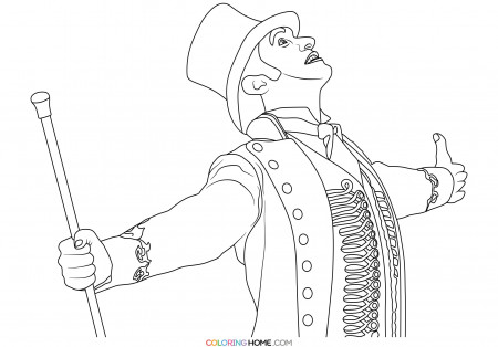 The Greatest Showman coloring page