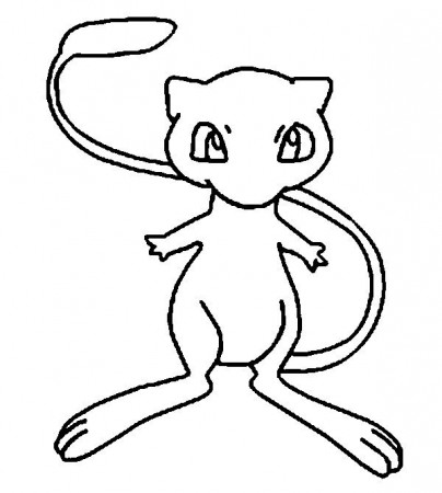 Coloring Pages Pokemon - Mew - Drawings Pokemon | Pokemon mew, Pokemon  coloring, Pokemon coloring pages