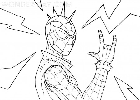 Across the Spider Coloring Pages ...