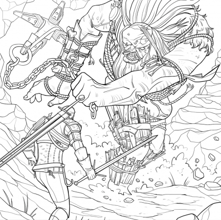 Dark Horse to Release a WITCHER Adult Colouring Book this November – BIG  COMIC PAGE