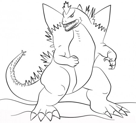 Godzilla Coloring Pages - Free Printable Coloring Pages for Kids