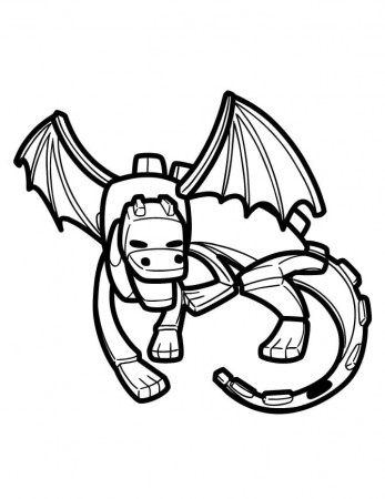 Ender Dragon Coloring pages - Print for free | WONDER DAY — Coloring pages  for children and adults