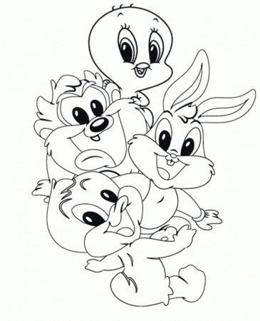 Looney tunes, Coloring pages and Coloring