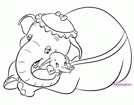 Disney Dumbo Printable Coloring Pages | Disney Coloring Book